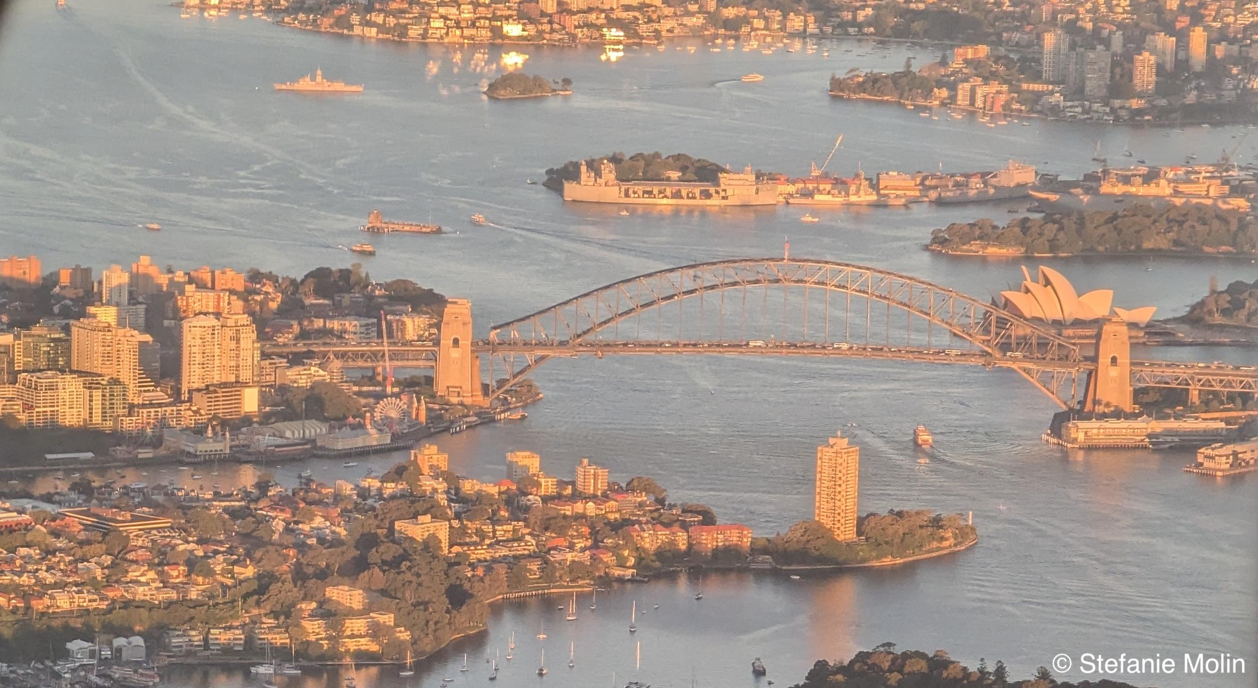 aerial view of Sydney