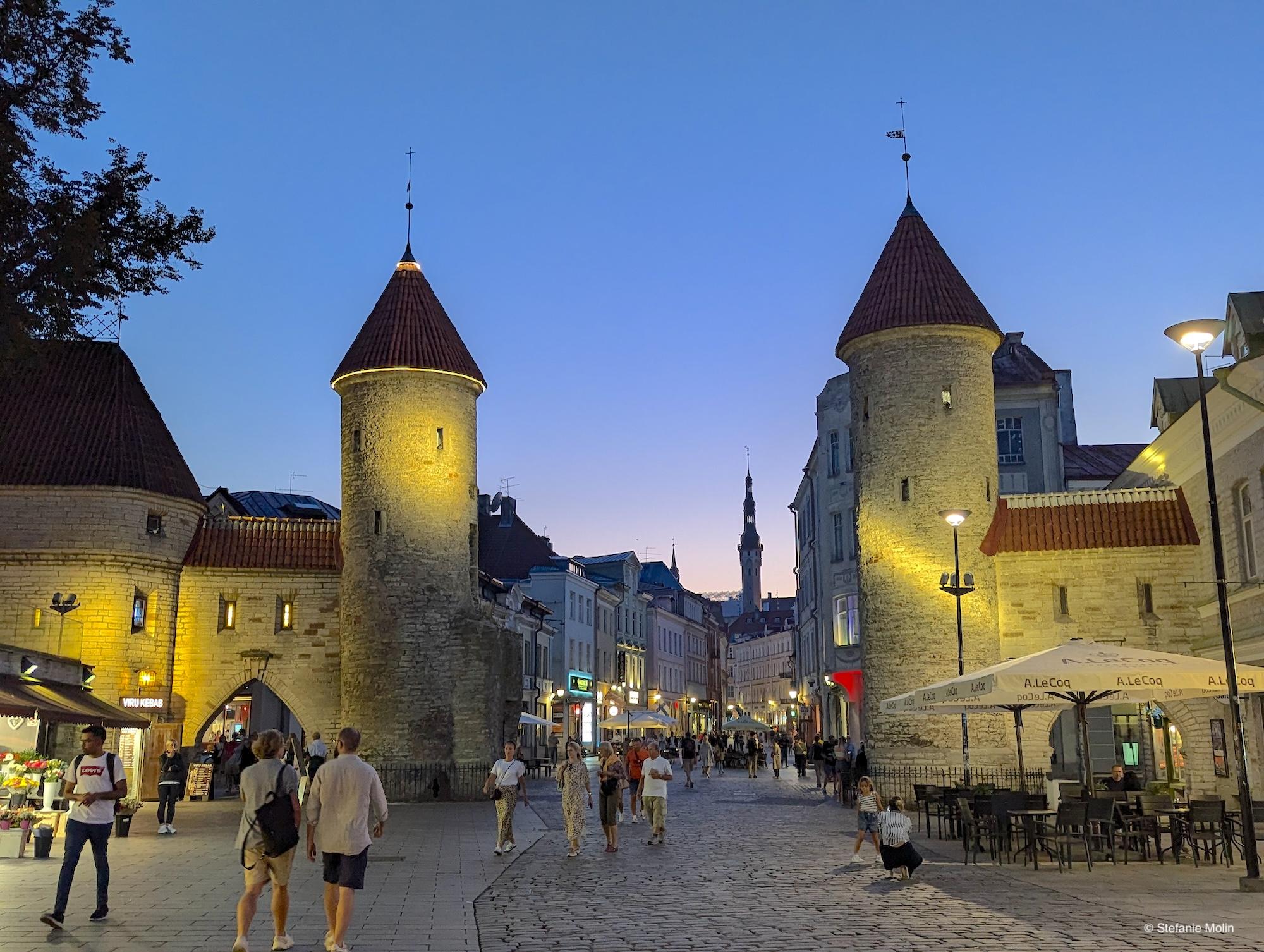 Viru Gate entrance to Tallinn's old town