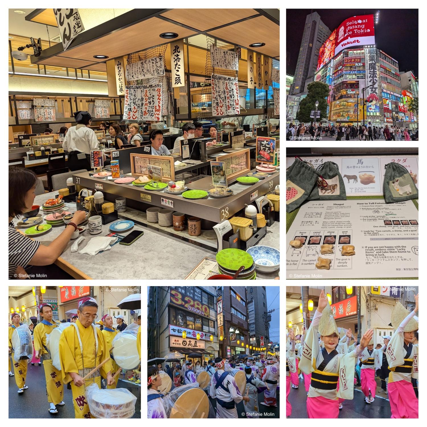 collage of photos from Tokyo