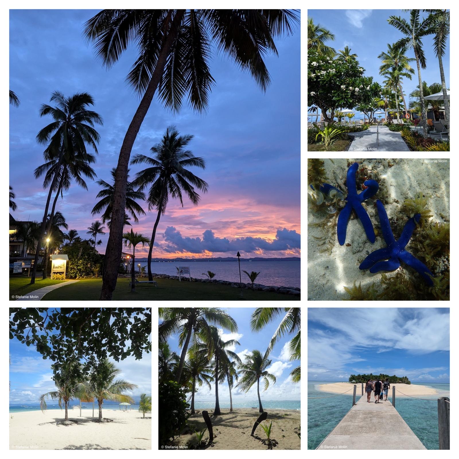 collage of photos from Fiji