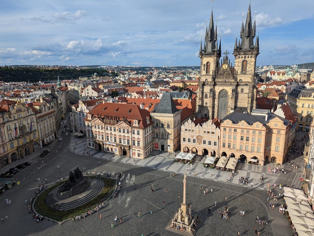 Old Town Square as seen from City Hall